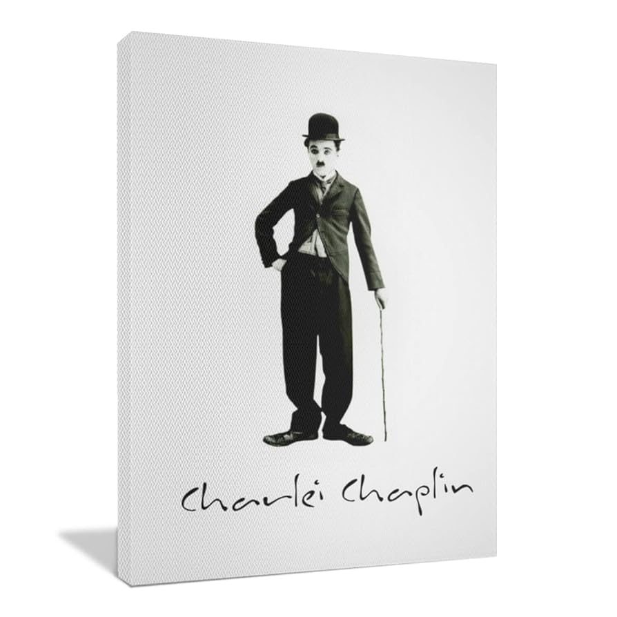 チャップリン　ポスター Amazon｜チャップリン Charlie Chaplin絵画風 壁紙ポスター 自己