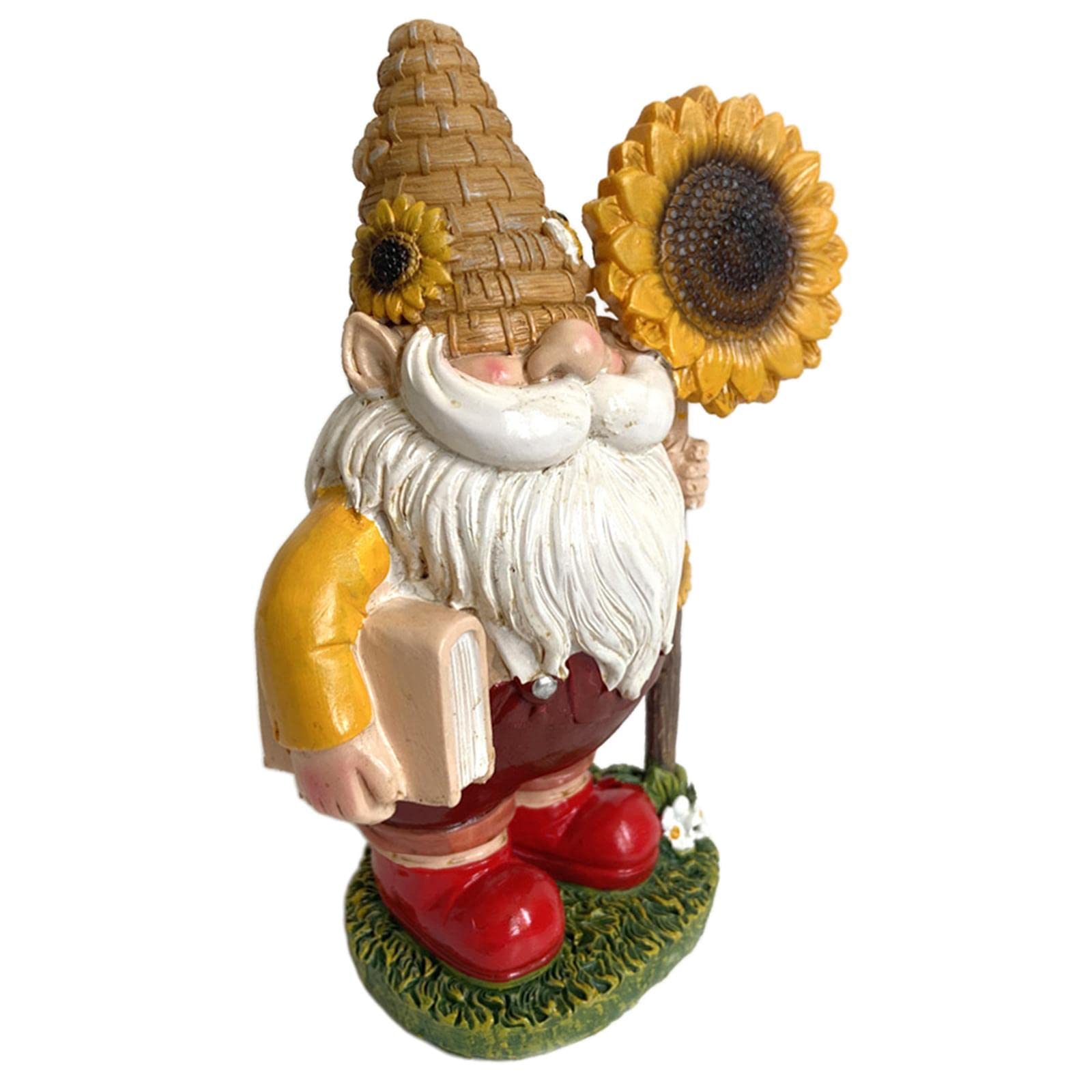 CALANDIS® Vintage Miniature Garden Gnome Lawn in/Outdoor Decoration Decor Sunflower (B0B1MPR3WM) Amazon Price History, Amazon Price Tracker