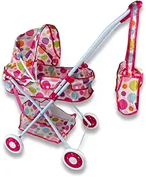 Carrinho De Boneca Bebe Reborn Berço Brinquedo Infantil - Castela