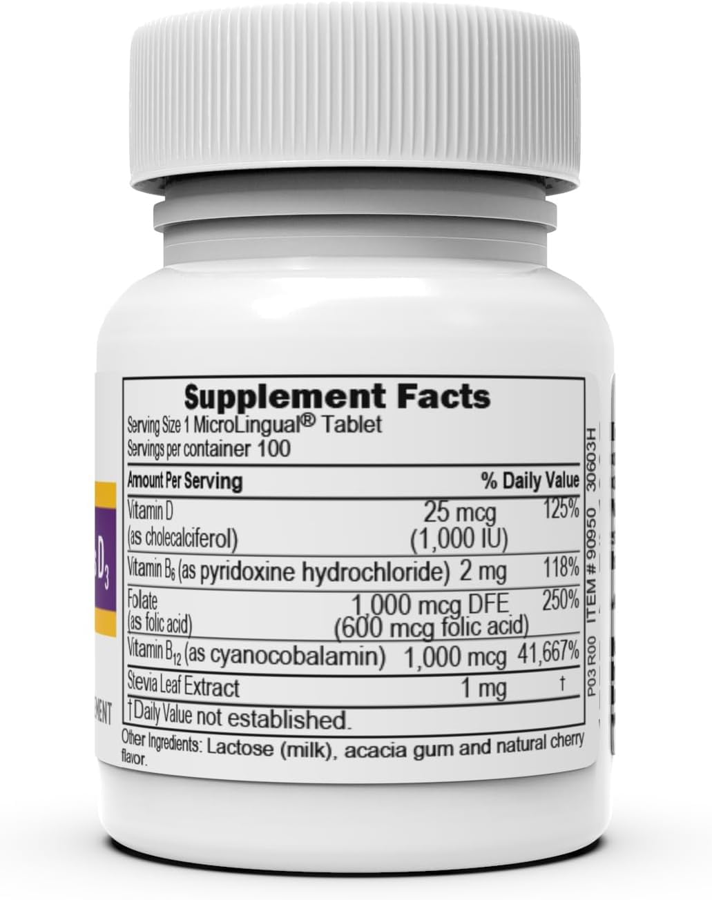 Superior Source No Shot Vitamin B-12 Cyanocobalamin 1000 mcg, B-6, Folic Acid & Vitamin D-3 1000 IU - Supports Energy, Brain, Heart, & Bone Health - 100 Sublingual Dissolving Tablets (Pack of 2)