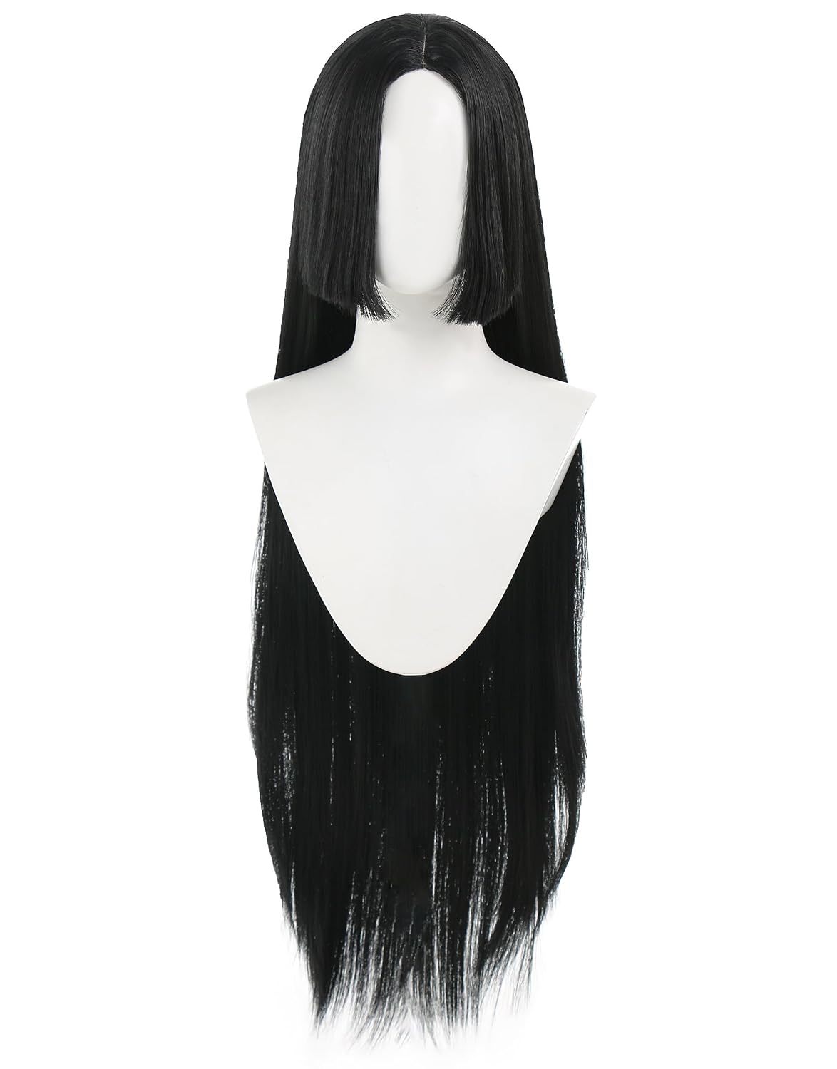 haikyuu Women Boa Cosplay Wig Black Long Straight Daily Anime Party Halloween (black)