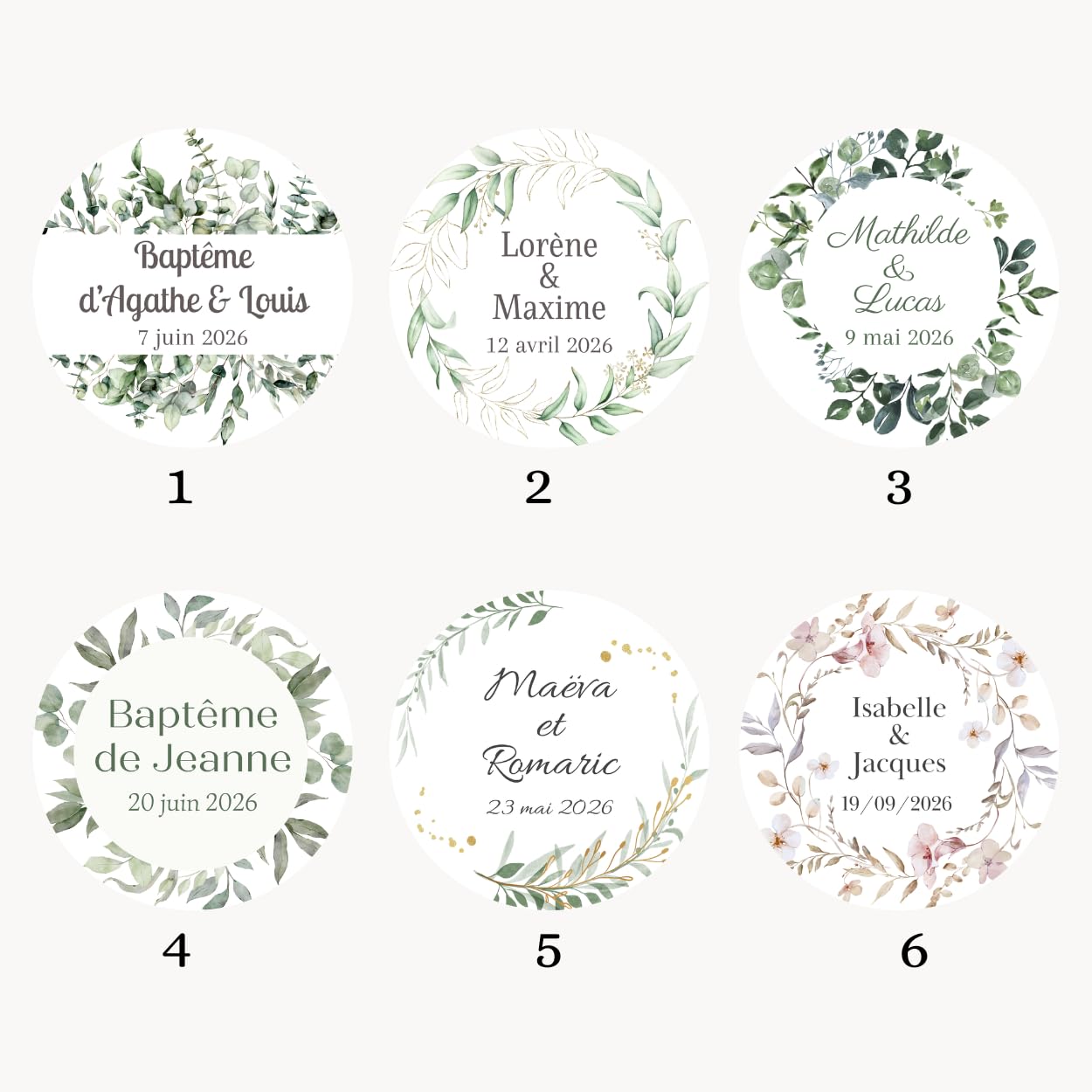 Bougies Personnalisées 120ml - Mariage Lot de 10 – Cadeau d’Invités Personnalisé – Bougie Souvenir – Décoration Baptême Élégante – La Flamboyante Bougies