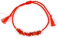 Vista 18 de TGH Pulsera Trenzada de Gemas Naturales Sin Cortar en Chip para Hombres y Mujeres – Pulsera de Cristal Curativo Hecha a Mano Ajustable – Joyería