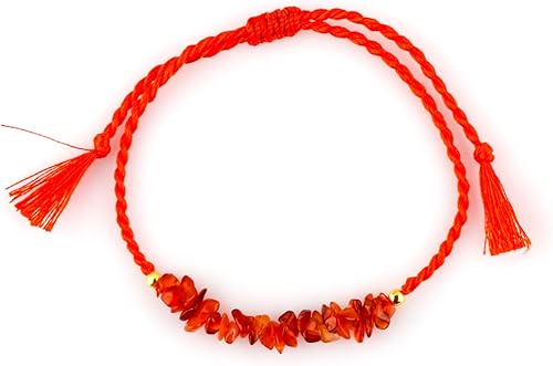 Miniatura 17 de TGH Pulsera Trenzada de Gemas Naturales Sin Cortar en Chip para Hombres y Mujeres – Pulsera de Cristal Curativo Hecha a Mano Ajustable – Joyería