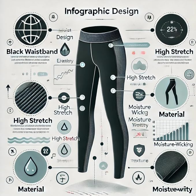 OEAK KGN High Waist Gym Pants for Women Workout – Squat-Proof, Stretchable Yoga Jeggings Pants | Comfortable Sports Leggings for Workout - Active wear for Women Gym (KGN HUB Leggings - L) Coffee 4