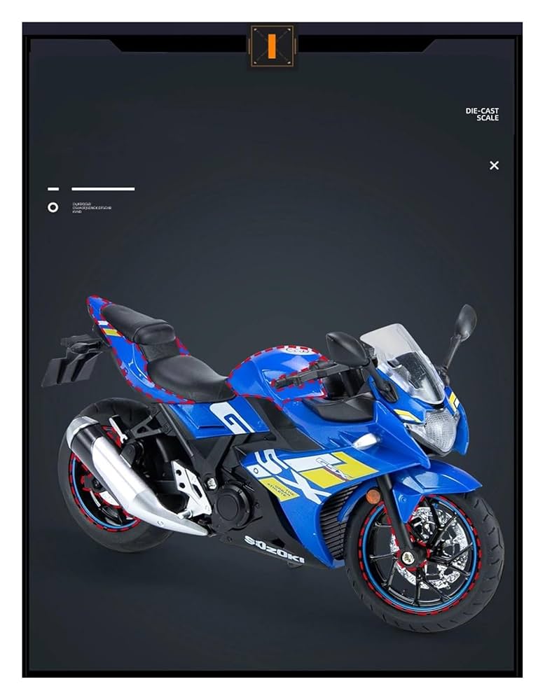 スズキバイク　ミニカー Amazon.co.jp: コレクション用ダイキャストバイクモデルミニ