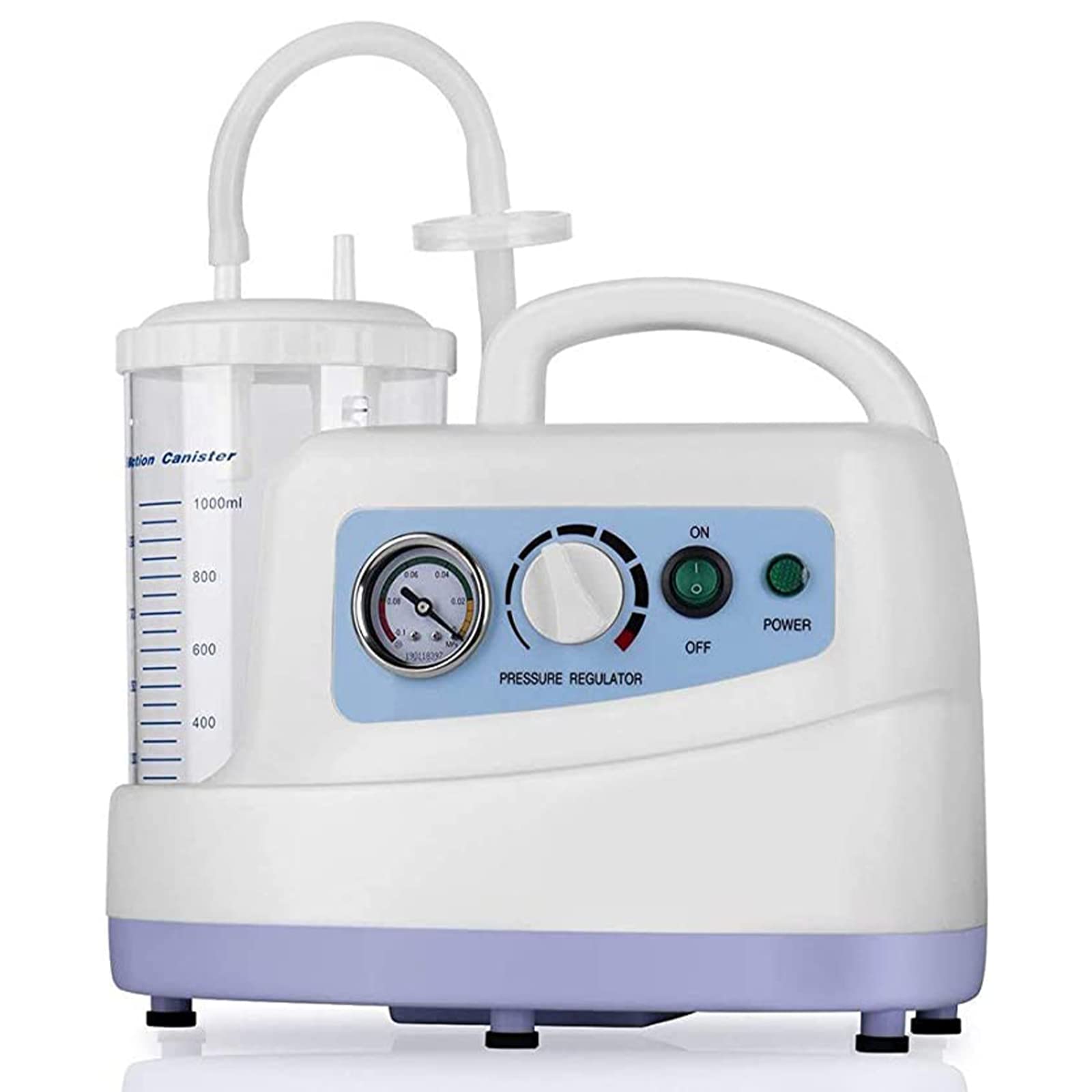 Succión automática de flemas, máquina de succión de secreción de moco, Bomba de succión de Garganta para Adultos con Herramienta de Limpieza de Botellas de Agua de 1000 Ml