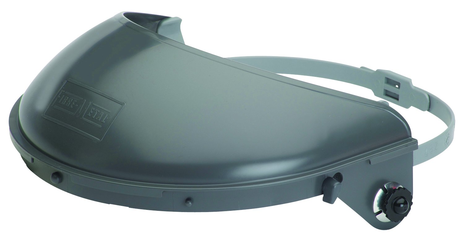 by Honeywell F5400 Model 5000 Speedy Loop Mounting High Performance Face shield System for 4" Crown Size Hard Hats