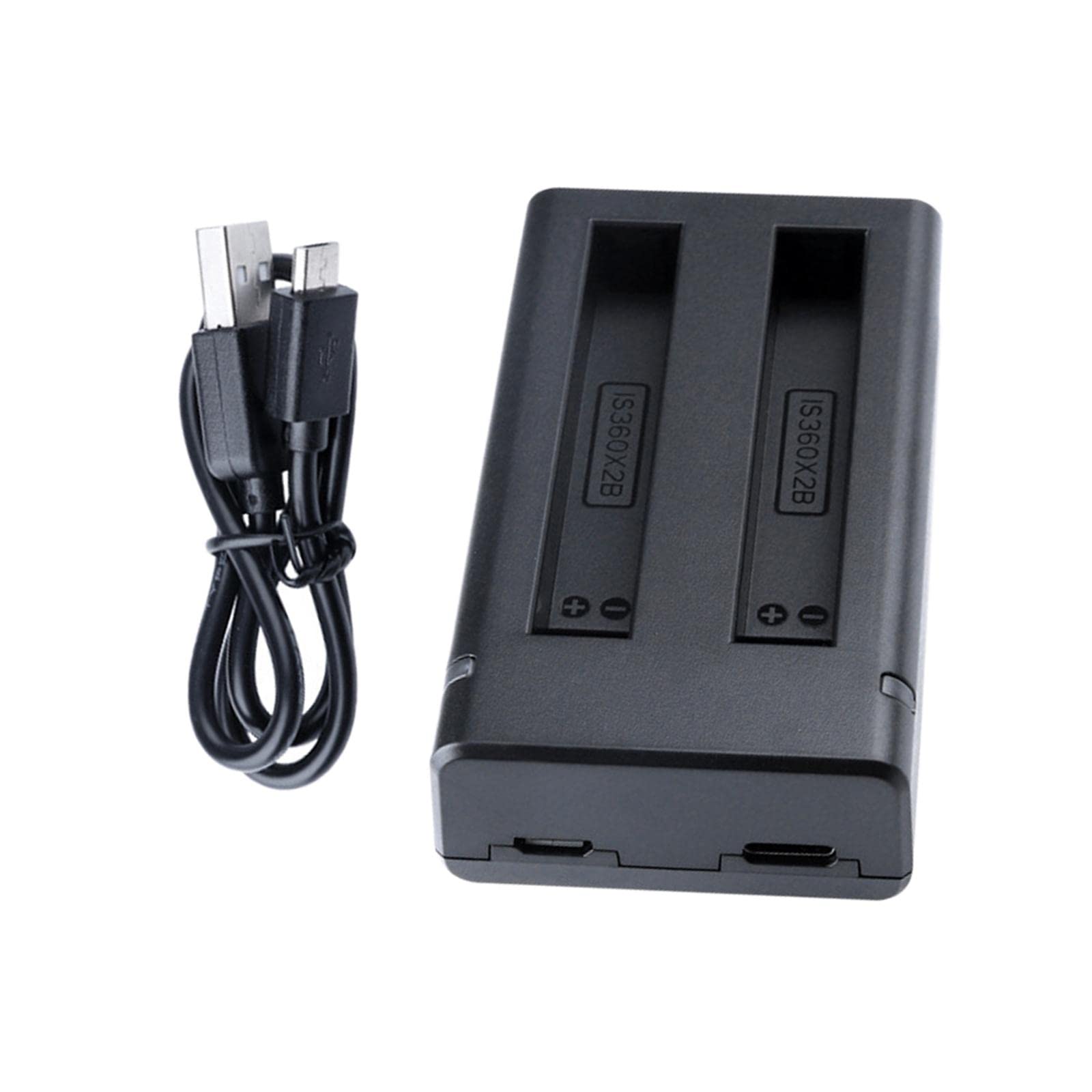 Dual USB Battery Charger with Cable Convenient 1PC for Insta 360 One x2-picture-32