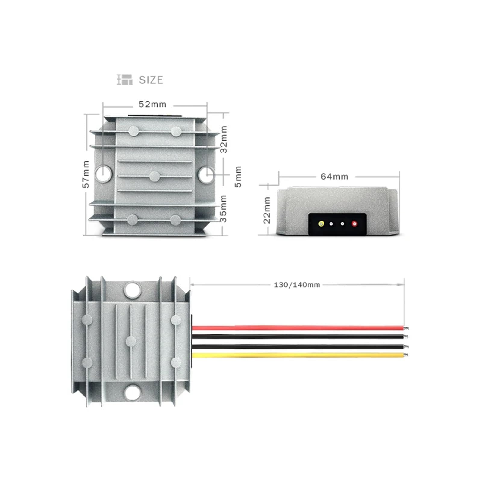 24V to 19V 6A step-down DC converter