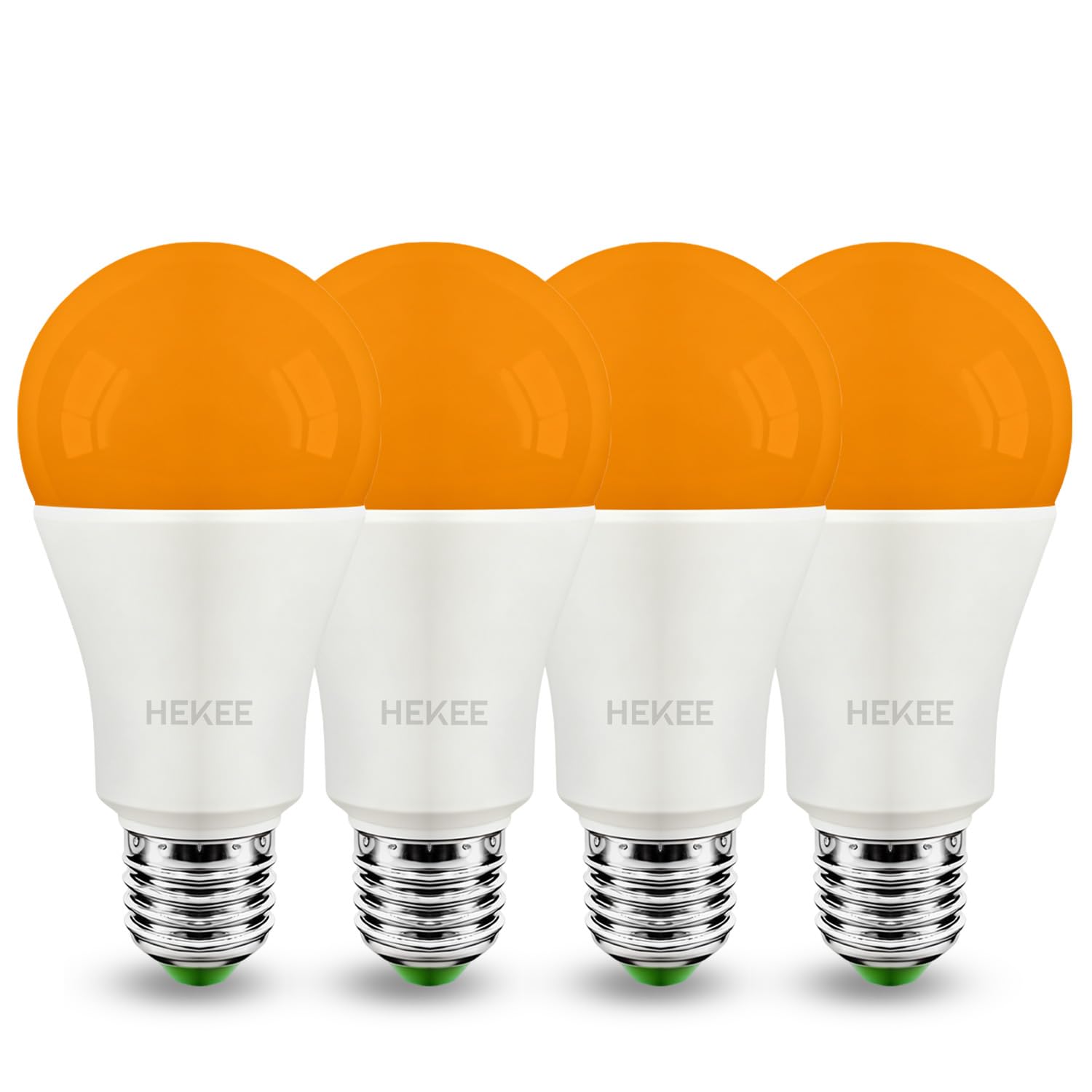 HEKEE Dusk to Dawn Light Bulbs A19 8W 900 Lumens, Outdoor Porch