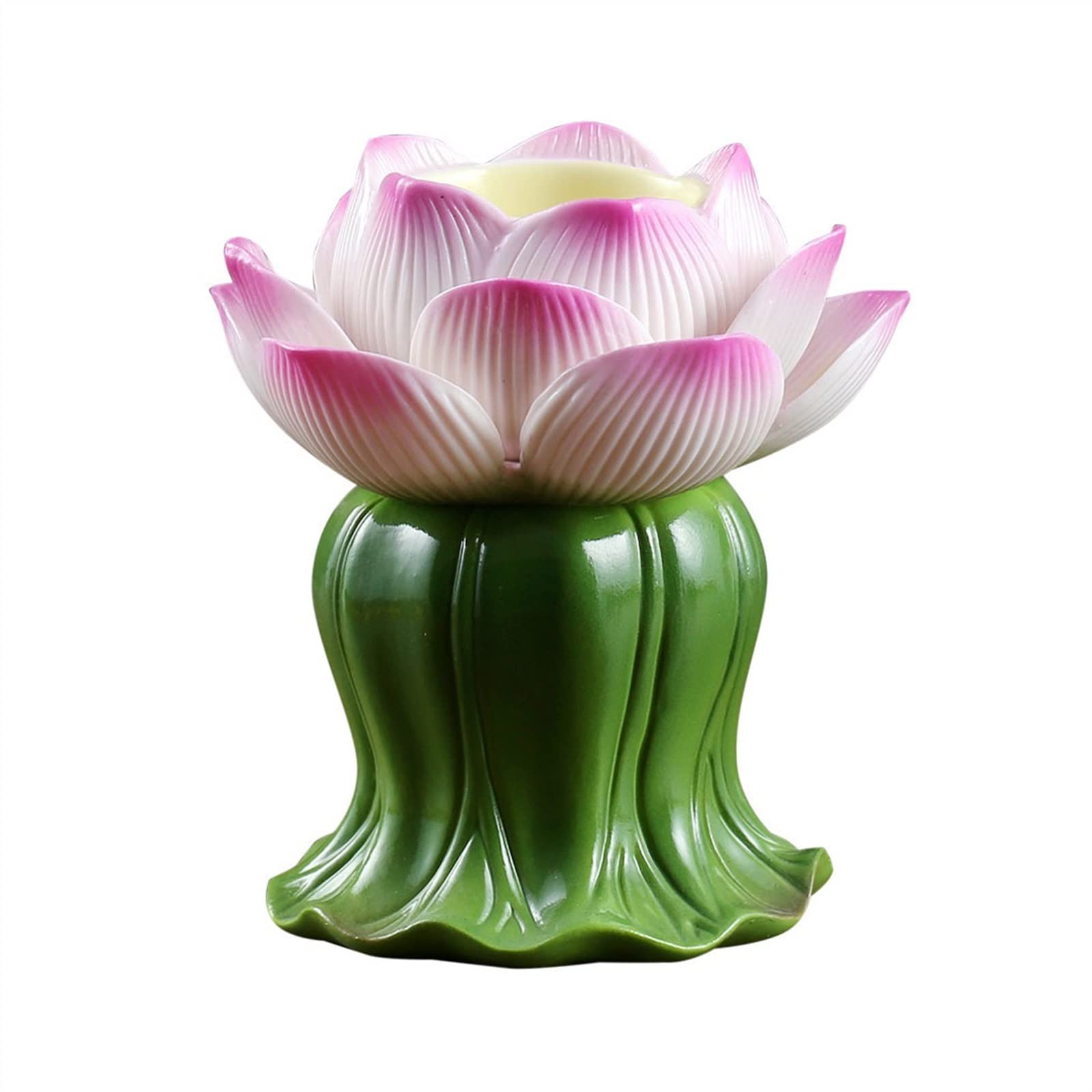 Candelabra Beautiful Lotus Candlestick Ceramic Interior Decoration Decorate