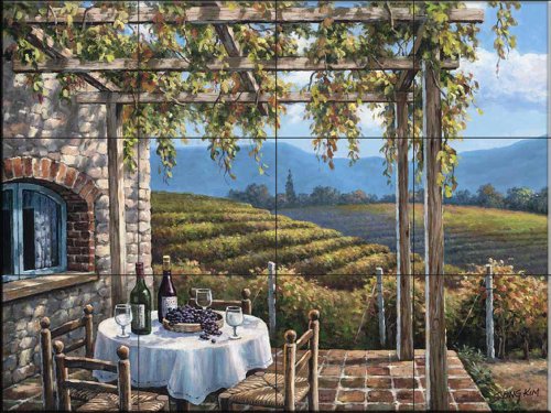 Ceramic Backsplash Tile Mural Kitchen Kitchen -...