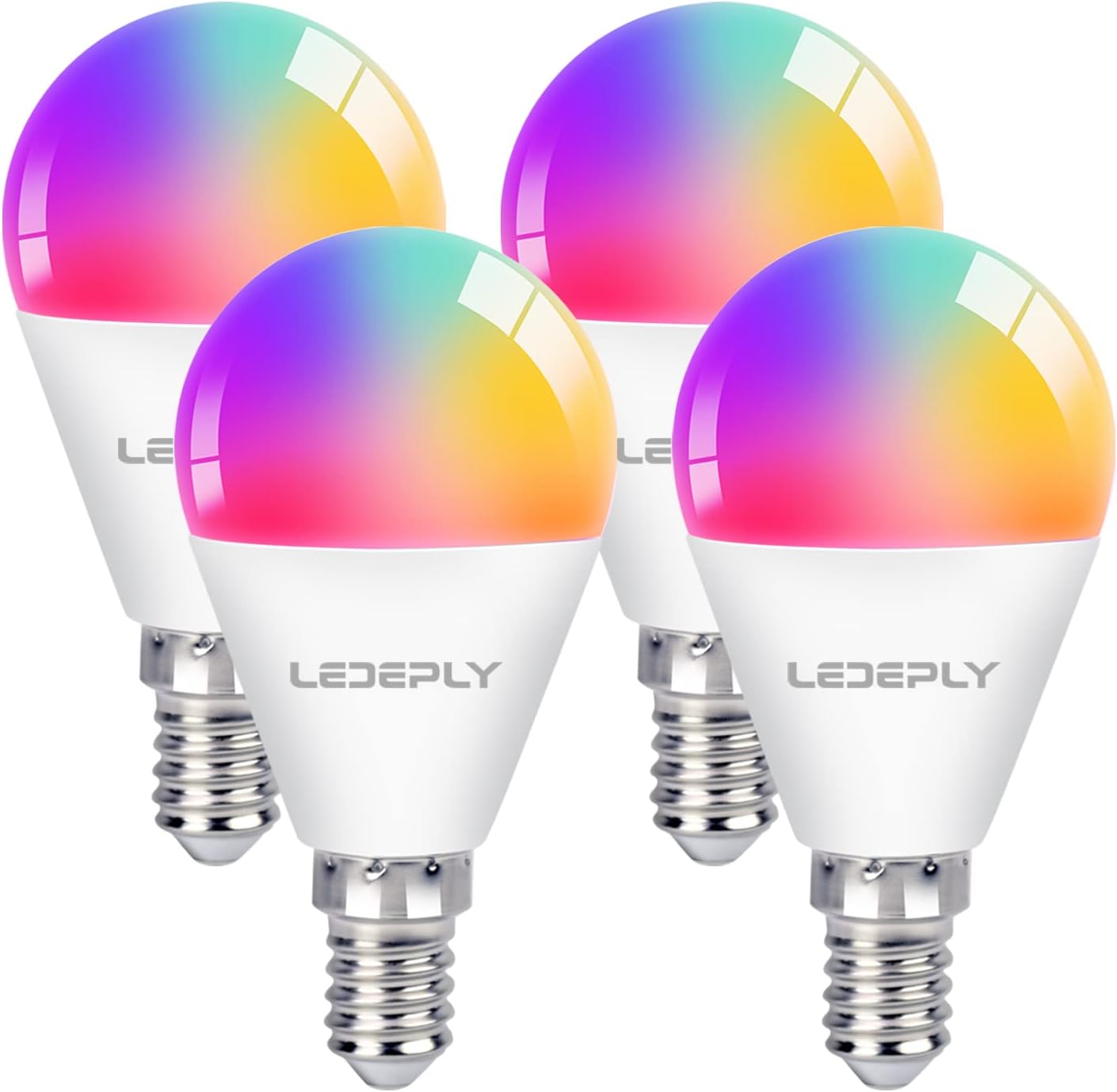 LEDEPLY A15 Alexa Smart Bulb, Bluetooth Mesh LED Light Bulb, Work with