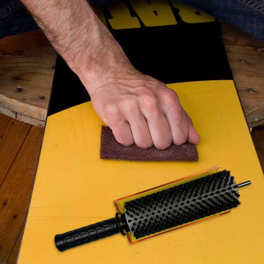 Kit De Brosses À Farter pour Skis – Brosses À Farter pour Snowboard Skis avec Manche Housse, Faciles À Manipuler, Ensemble De Brosses À Farter Durables