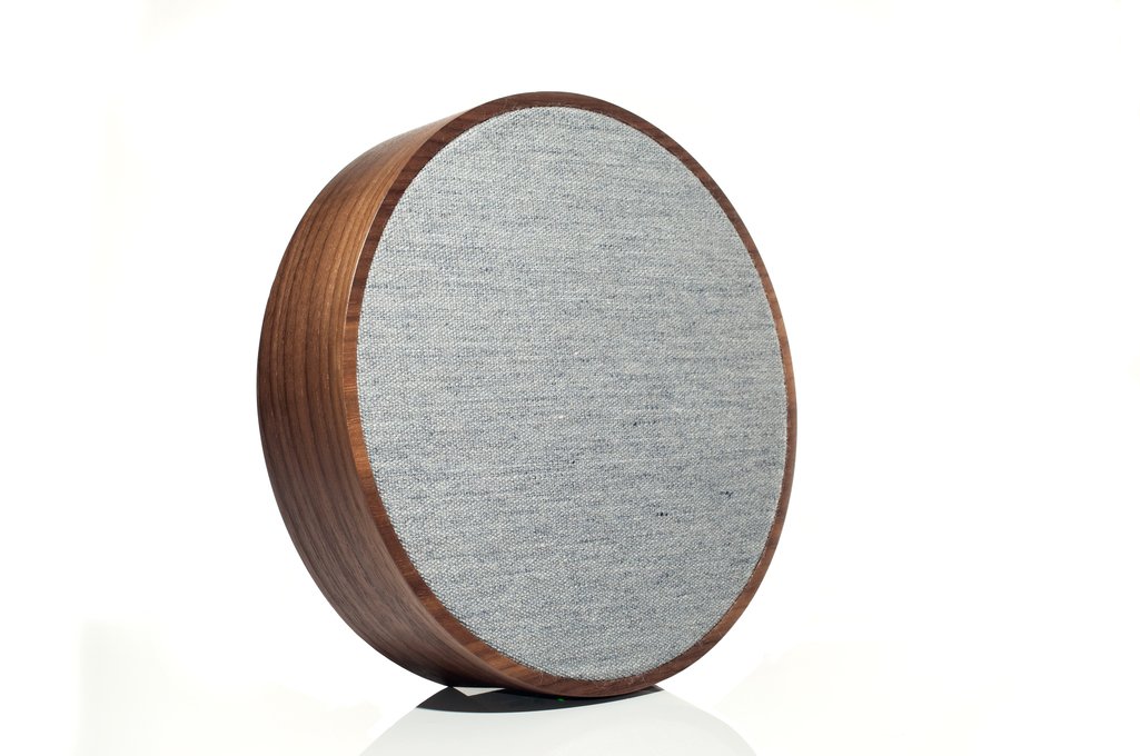 'trivoli Audio 815097017240 "Art ORB multiroom mural enceinte WiFi/Bluetooth (Walnut / Gris)