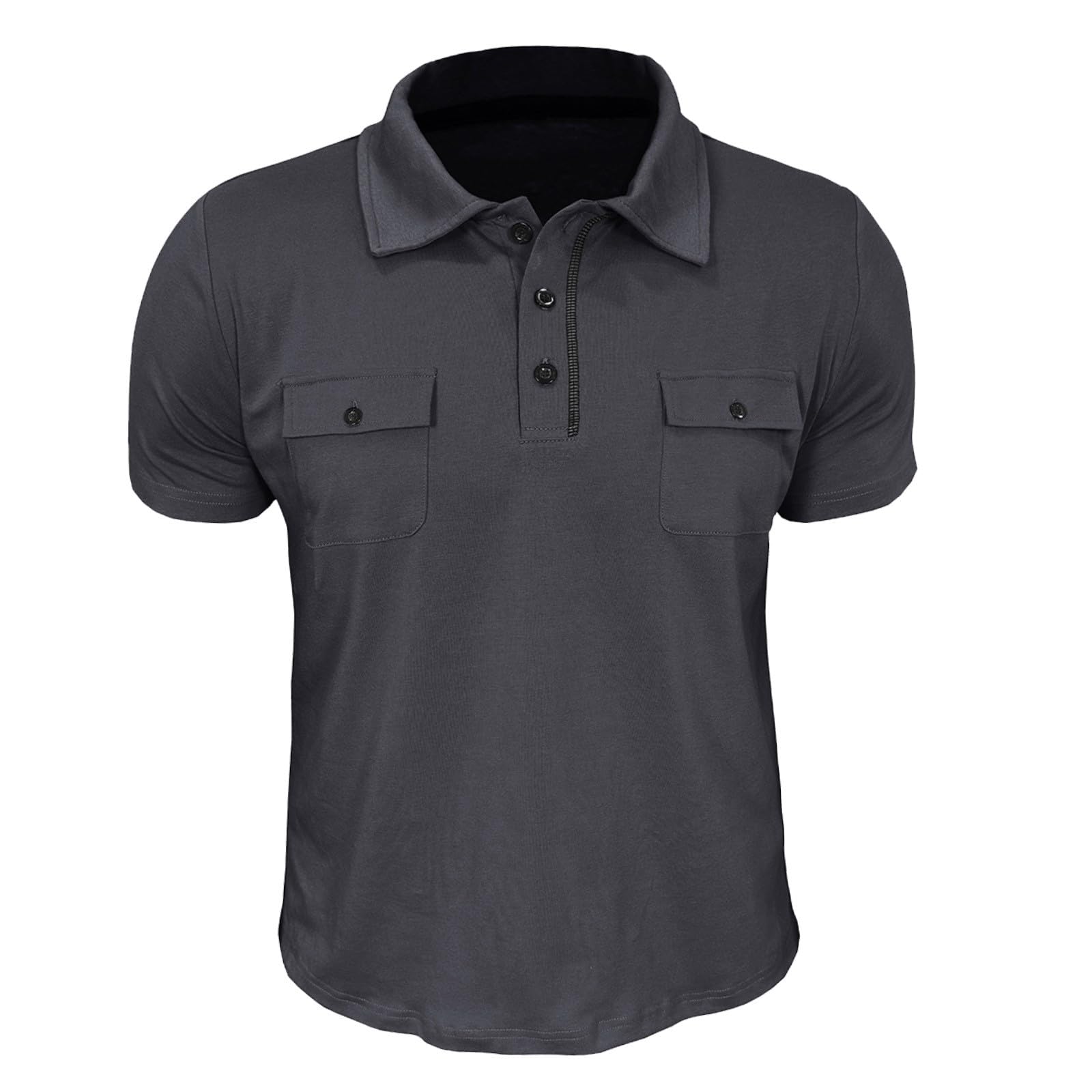 Generico Polo Uomo Manica Corta Cotone Piquet Poloshirt Uomos Sportiva Tshirt Uomos Polo Uomo Stampa alla Moda