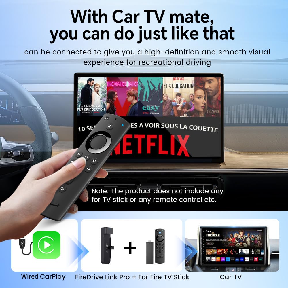 Amazon.com: Carlinkit FireDrive Link Pro Car TV Mate, Convert