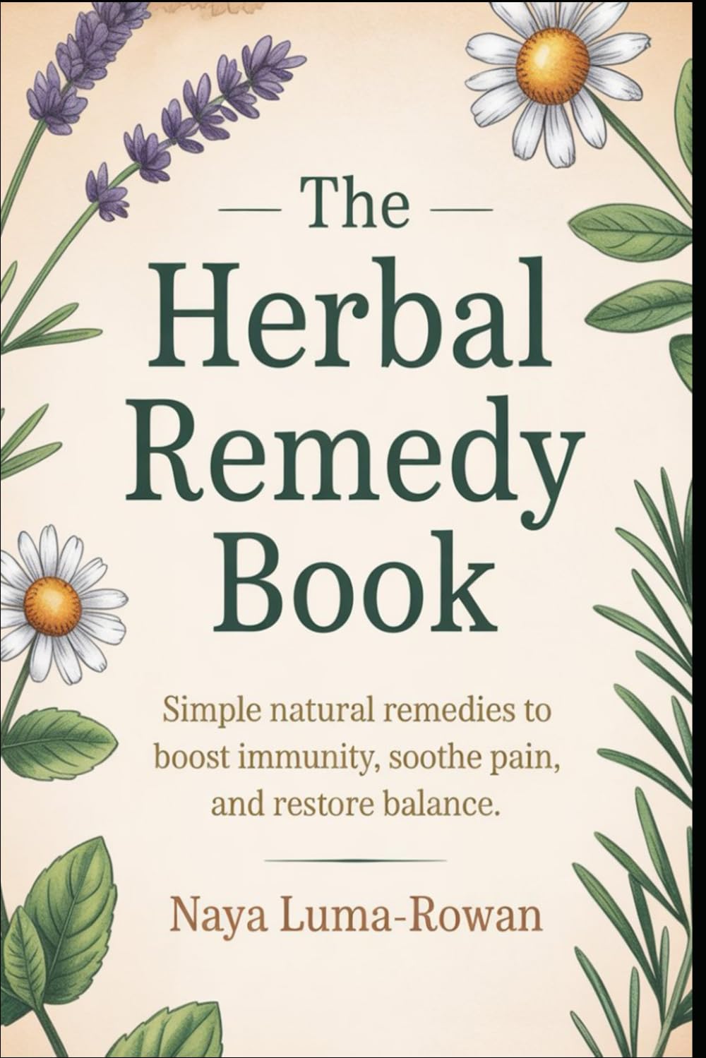 The Herbal Remedy Book: Simple Natural Remedies to Boost Immunity, Soothe Pain, and Restore Balance