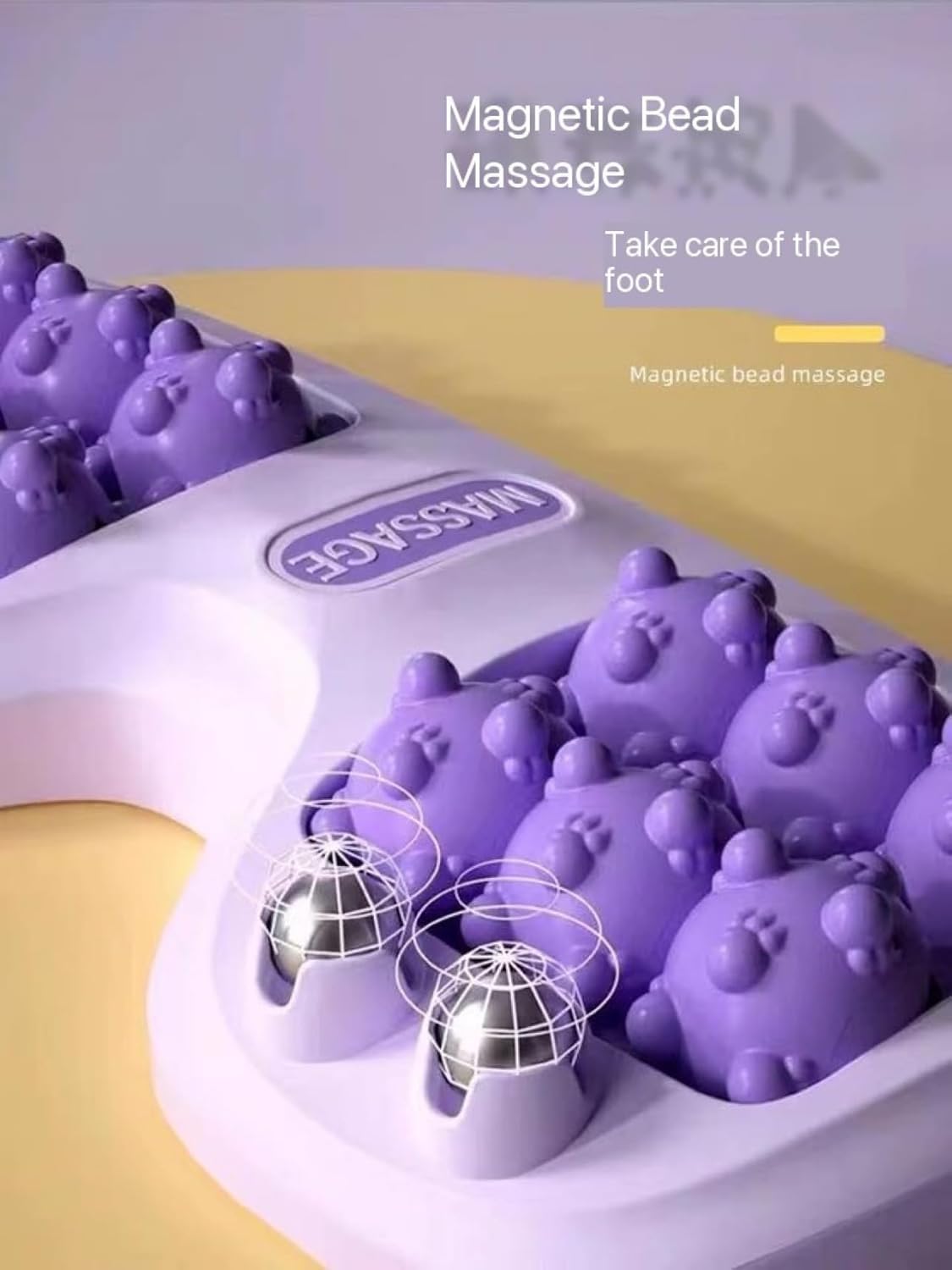 Starewa foot cargo 12 balls roller 4 magnetic beads reflexology acupuncture therapy therapy strong load-bearing stimulated acupoint stress relief foot roller massage (multicolor) relaxing massage Starewa foot cargo 12 balls roller 4 magnetic beads reflexology acupuncture therapy therapy strong load-bearing stimulated acupoint stress relief foot roller massage (multicolor) relaxing massage