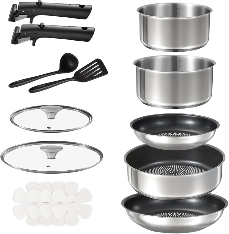調理器具 CAROTE Amazon.co.jp: CAROTE カローテ フライパン 鍋 セット 15点 ステンレス