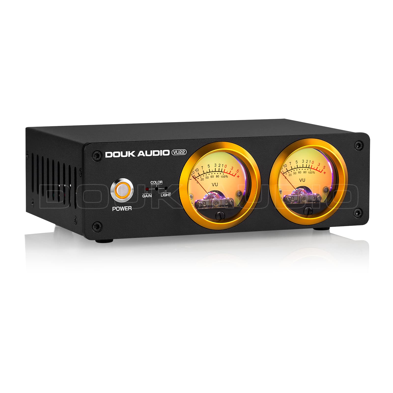 Amazon | Douk Audio VUメーター デュアルアナログ ディスプレイ DB