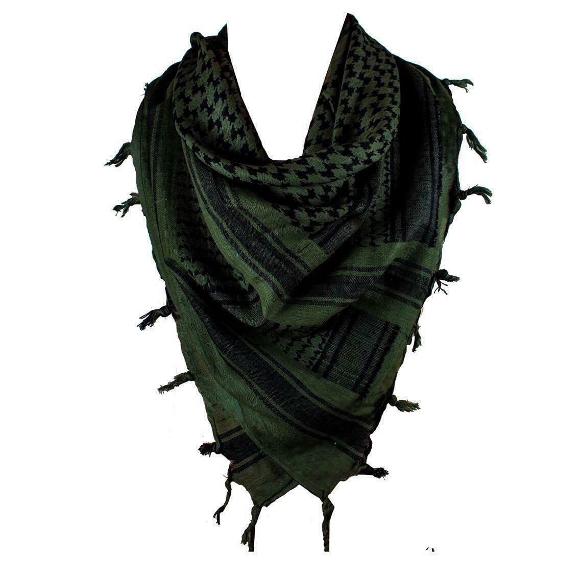 Clara Leather JacketsCotton Shemagh Tactical Military Scarf Palestine Scarf for Men&Women