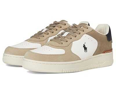 Polo Ralph Lauren Masters Court Nubuck Leather Sneakers Men