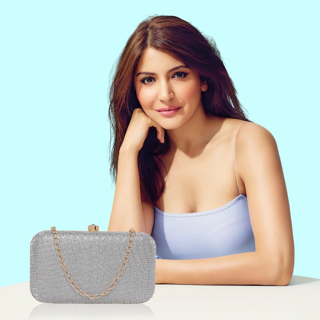 Luxansa Evening Bag Clutch Purses for Women Lady Girl Handbags Crossbody Bag Wedding Bag for Prom Party Wedding Engagement 1