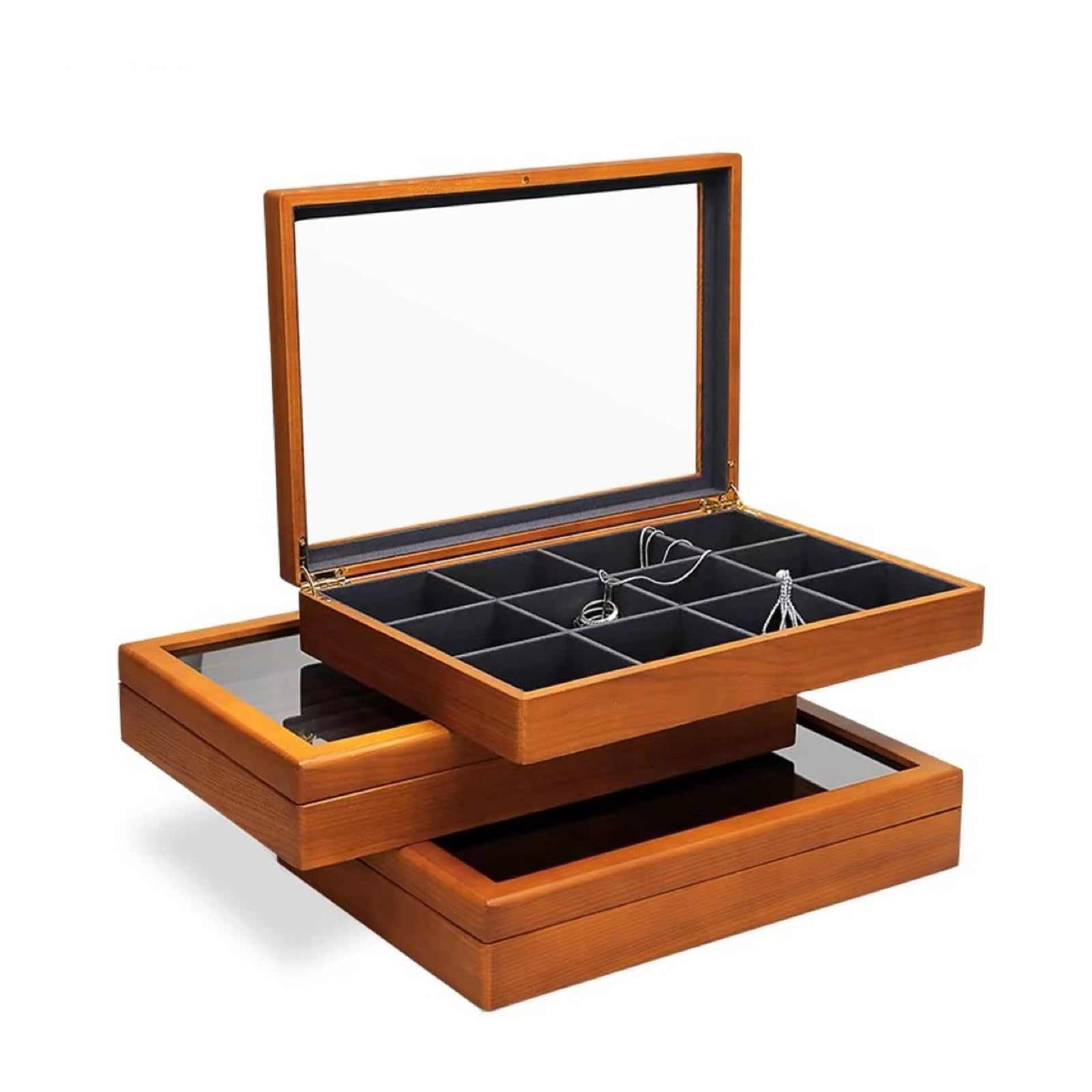 Joyeros Organizador Joyero De Madera Multifuncional Caja Para Joyas | Organizador Para Aretes