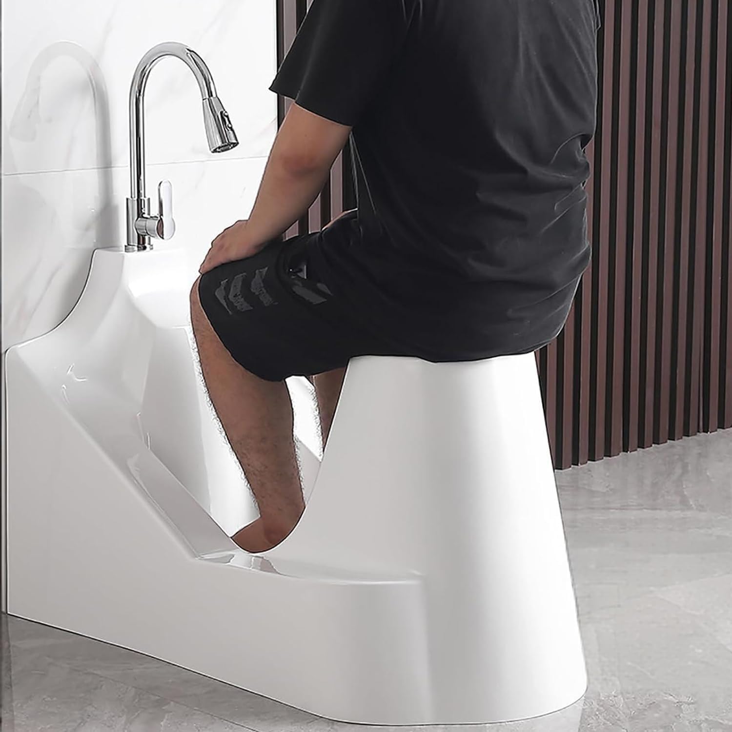 Lavabo musulmán de ablución para lavado de manos y pies, purificador
