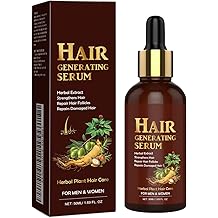 Hair Growth Serum,Contains Castor Oil, Olive Oil, Rosemary and Ginseng Extracts, Natural, Thicker Longer Fuller Healthier Hair, Hair Growth Thickening Product for Women Men,1pcs