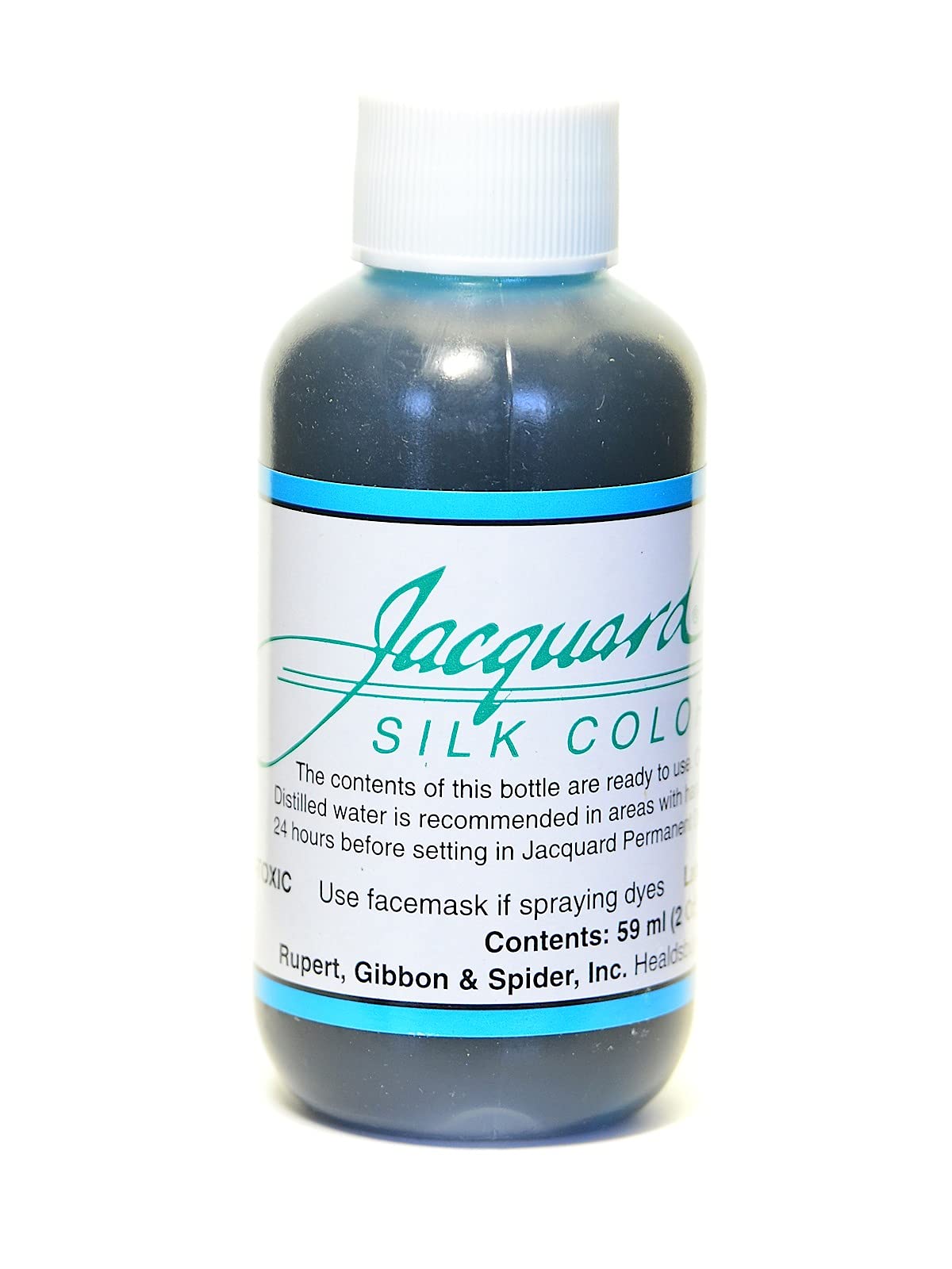 JacquardProducts Jacquard Silk Colors Dyes, 2-Ounce, Turquoise