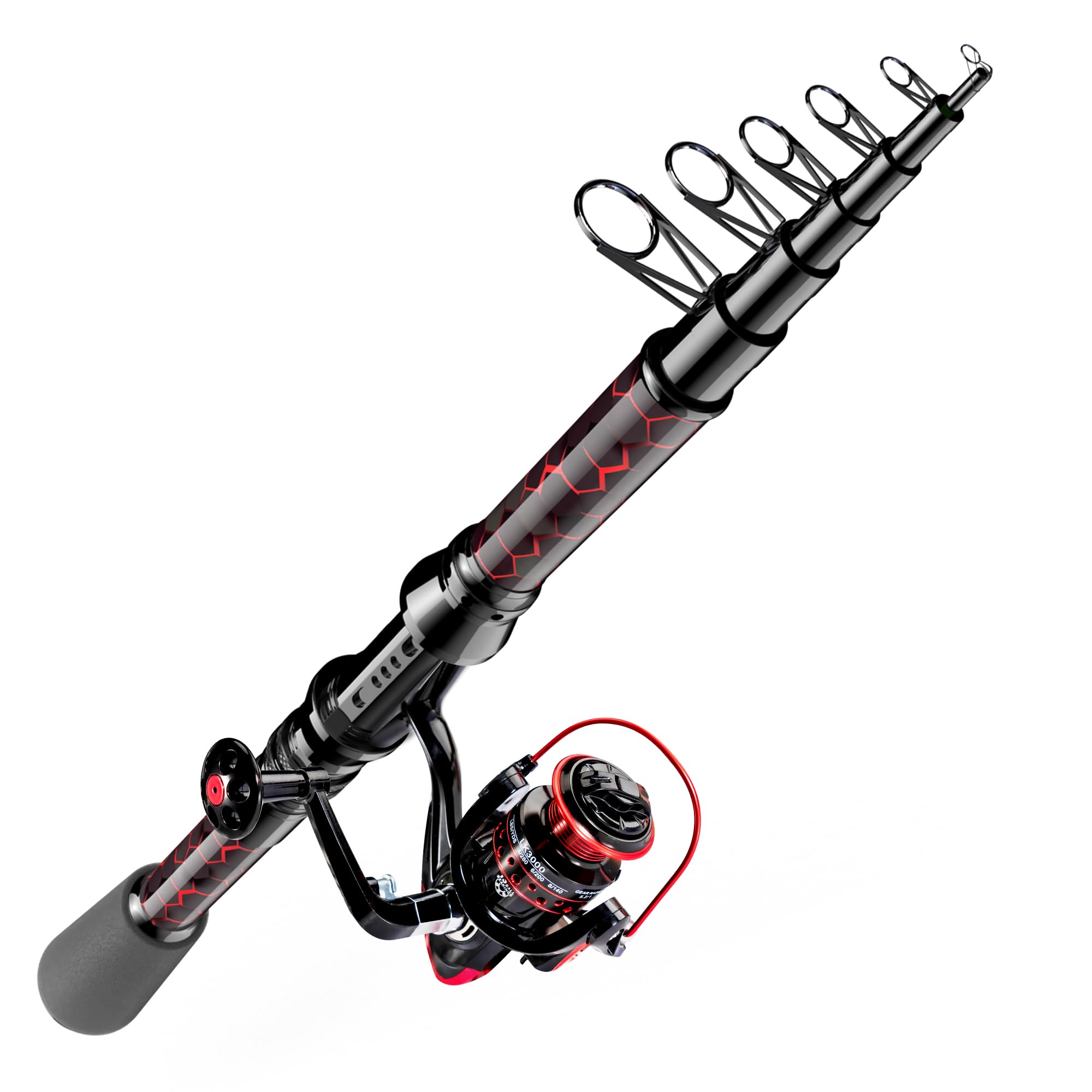 Telescopic Fishing Rod: QudraKast Telescopic Combo
