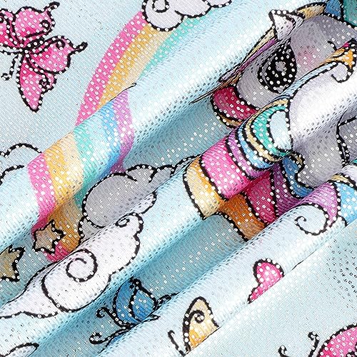 HOZIY Gymnastics Leotards for Girls Toddlers Kids Sleeveless Tumbling Outfits for Dance Print