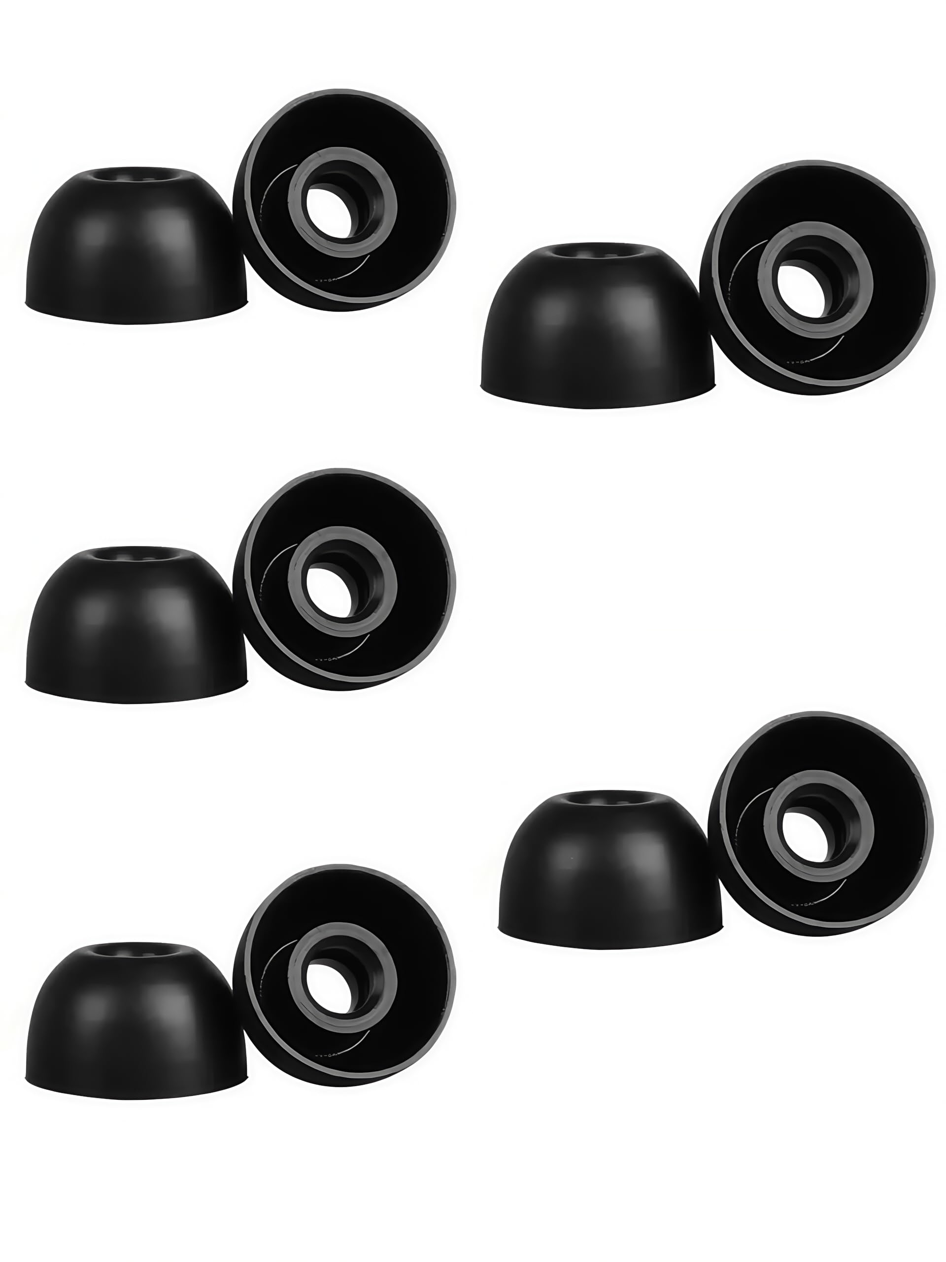 5 Pairs Replacement Ear Tips for Beats Powerbeats Pro 2(2024) Black | Eartips for Powerbeats Pro 2, Not Fit Pro 1st Gen Sport Anti-Slip Silicone Earbud Tips,Secure Gym/Running Fit