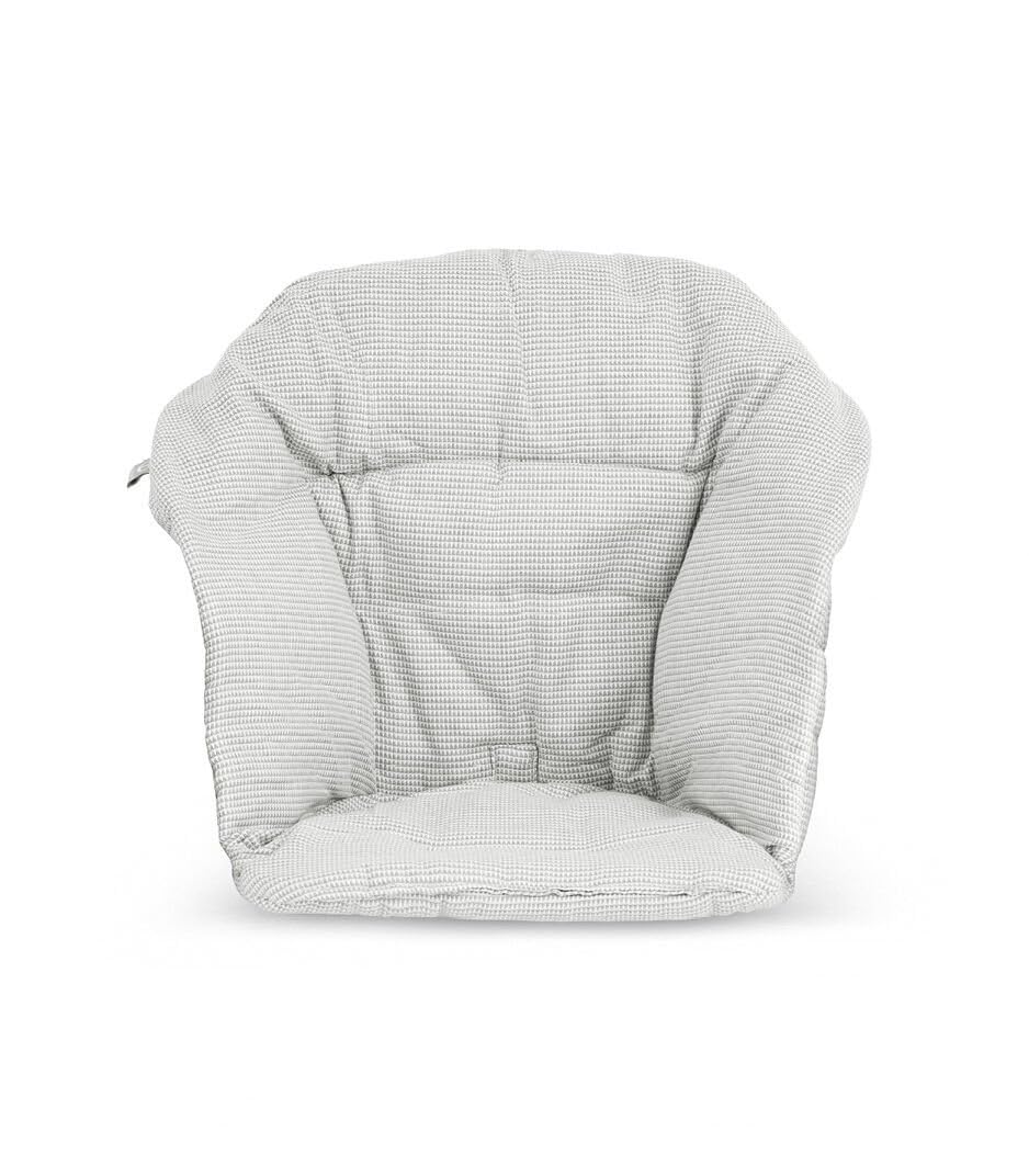 Cuscino Stokke Clikk, Nordic Grey - Compatibile con il Seggiolone Stokke Clikk - Fornisce Supporto ai bambini - In Cotone organico - Double-face e Lavabile in lavatrice - Per bambini dai 6 ai 36 mesi