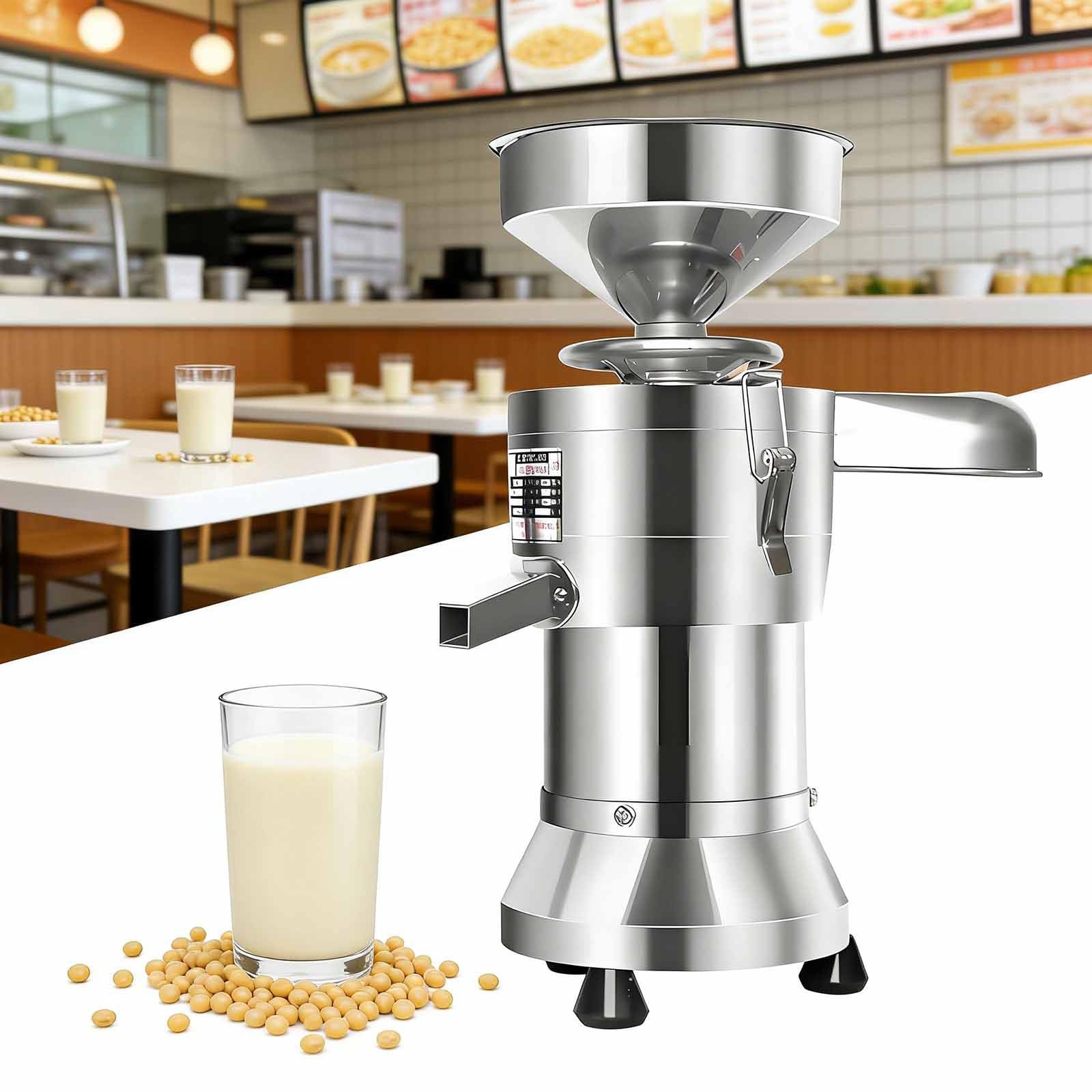 Automatyczna maszyna do produkcji mleka sojowego, komercyjna, ze stali nierdzewnej z separacją żużlu, 2800 obr./min. do mleka sojowego, suszonej fasoli i tofu 25KG/H