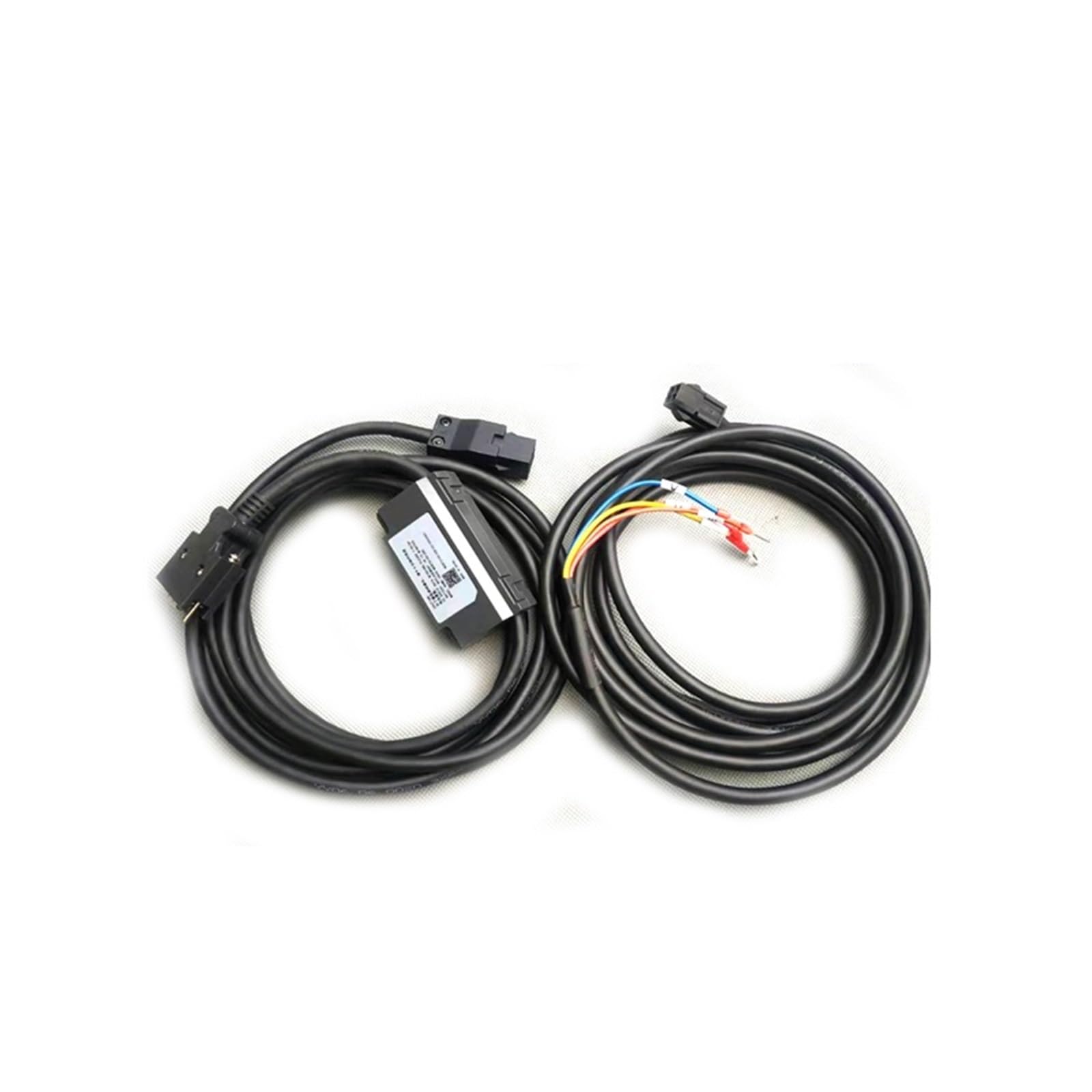 JDOUNFMO Servo Motor Absolute Value Power Cable ASD-ABPW0003 ASD-ABPW0005 Encoder Cable ASD-A2EB0003 ASD-A2EB0005 (Color : Power Cable, Size : 5M)