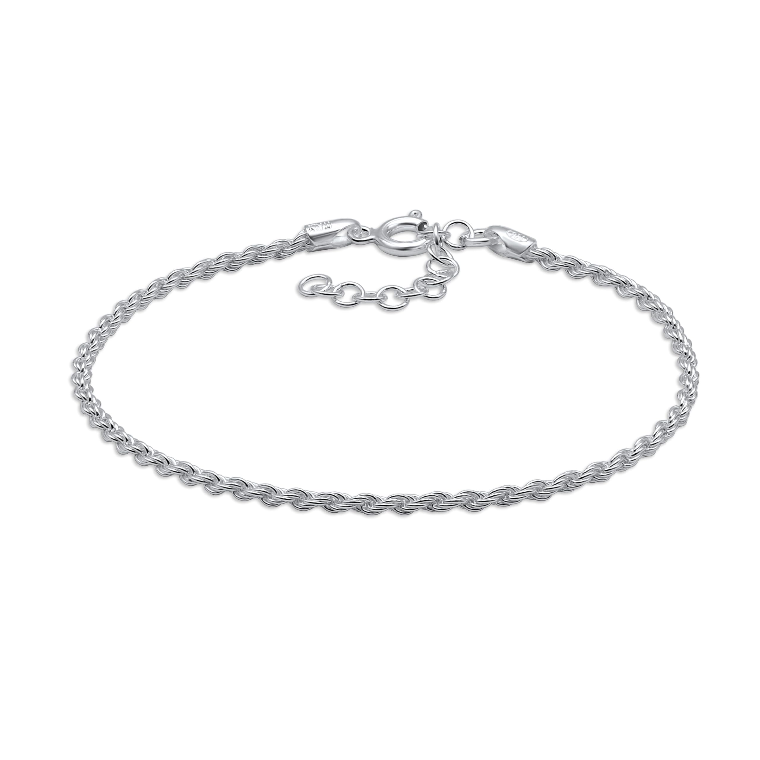 Aka Gioielli Bracciale Donna Argento 925 Rodiato Con Stelline E Cristalli - Regolabile 18-21 Cm, Fatto In Italia, Regalo Perfetto - 2