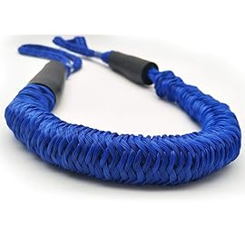Bungee Cord Rope Dock Lines Stretches Shock Absorbs Marine Mooring Rope 4ft Dark Blue 4 Pack