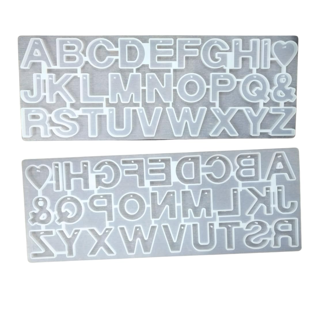 R H LIFESTYLE Resin Art Silicone Alphabet Shape Mould, Alphabet Molds Epoxy Resin Art Kit with Mold Silicon Jewellery Moulds Resin Art Kit for Beginners (Alphabet Mould with Hole - Plain 38X14CM) (B0CMCZW8SB) Amazon Price History, Amazon Price Tracker
