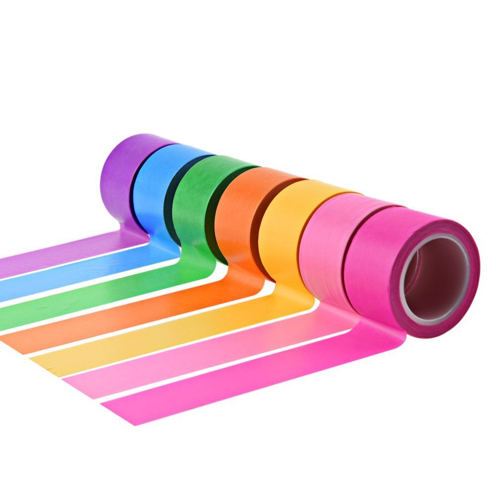 NKTM Masking Tape MultiUse 1 Inch Wide Labeling Tape for Arts, Craft