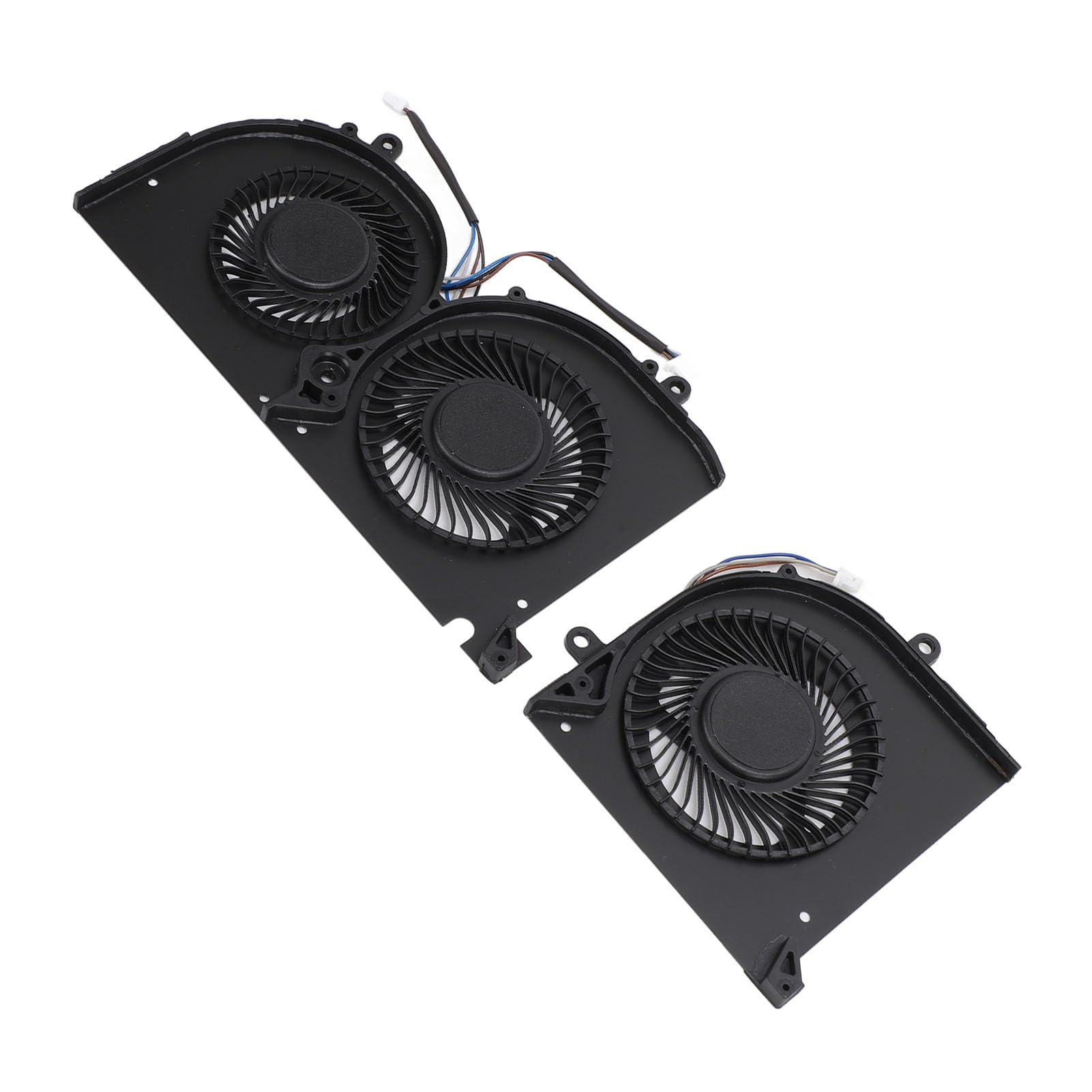 Dpofirs Set di Ventole di Raffreddamento CPU e GPU di Ricambio per Laptop, Design Compatto a Doppia Ventola, Adatto per GS75 P75 MS 17G1 MS BS5005HS U3I BS5005HS U3J per Professionisti IT