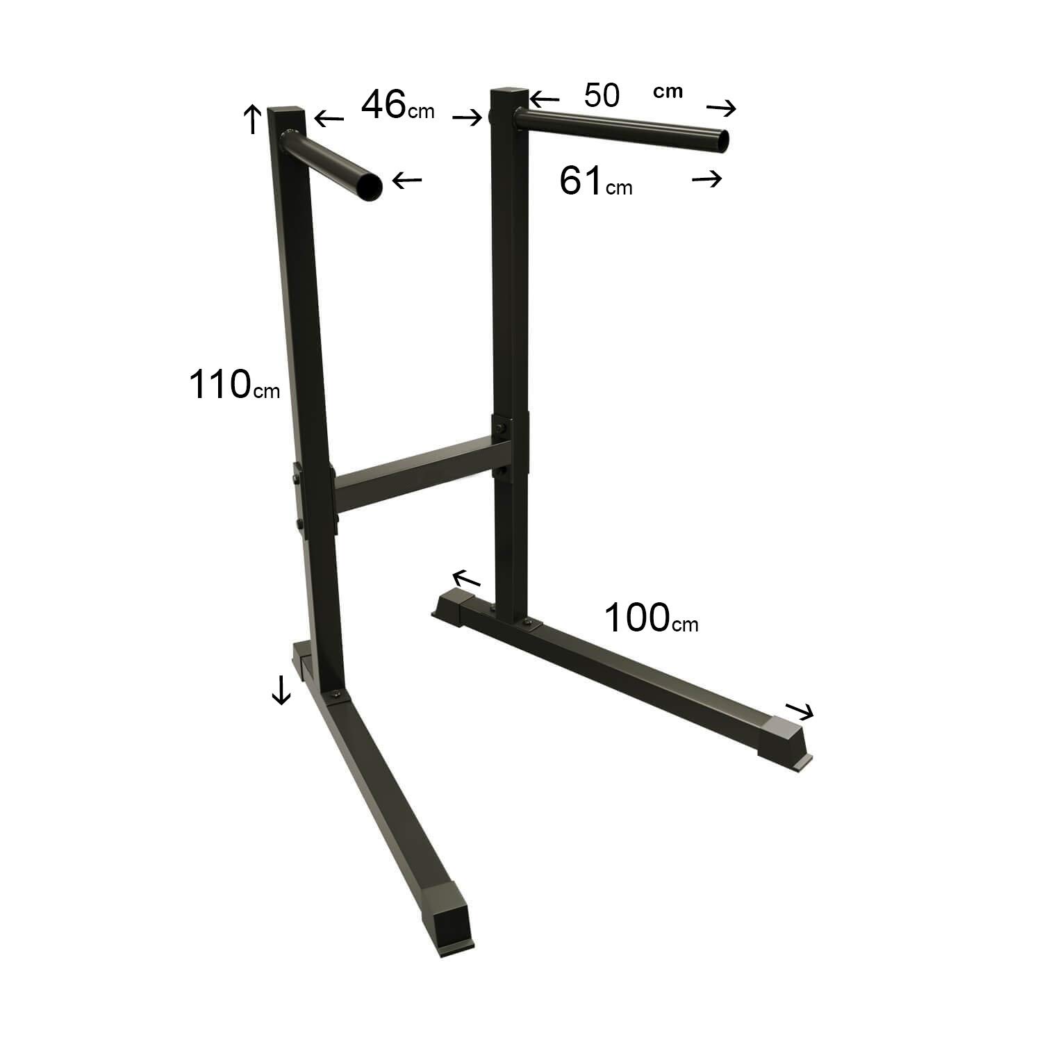 Dip Station Pro per Allenamento Gym Home - Struttura Robusta per Eccellenza in Esercizi di Dips Presa Sicura