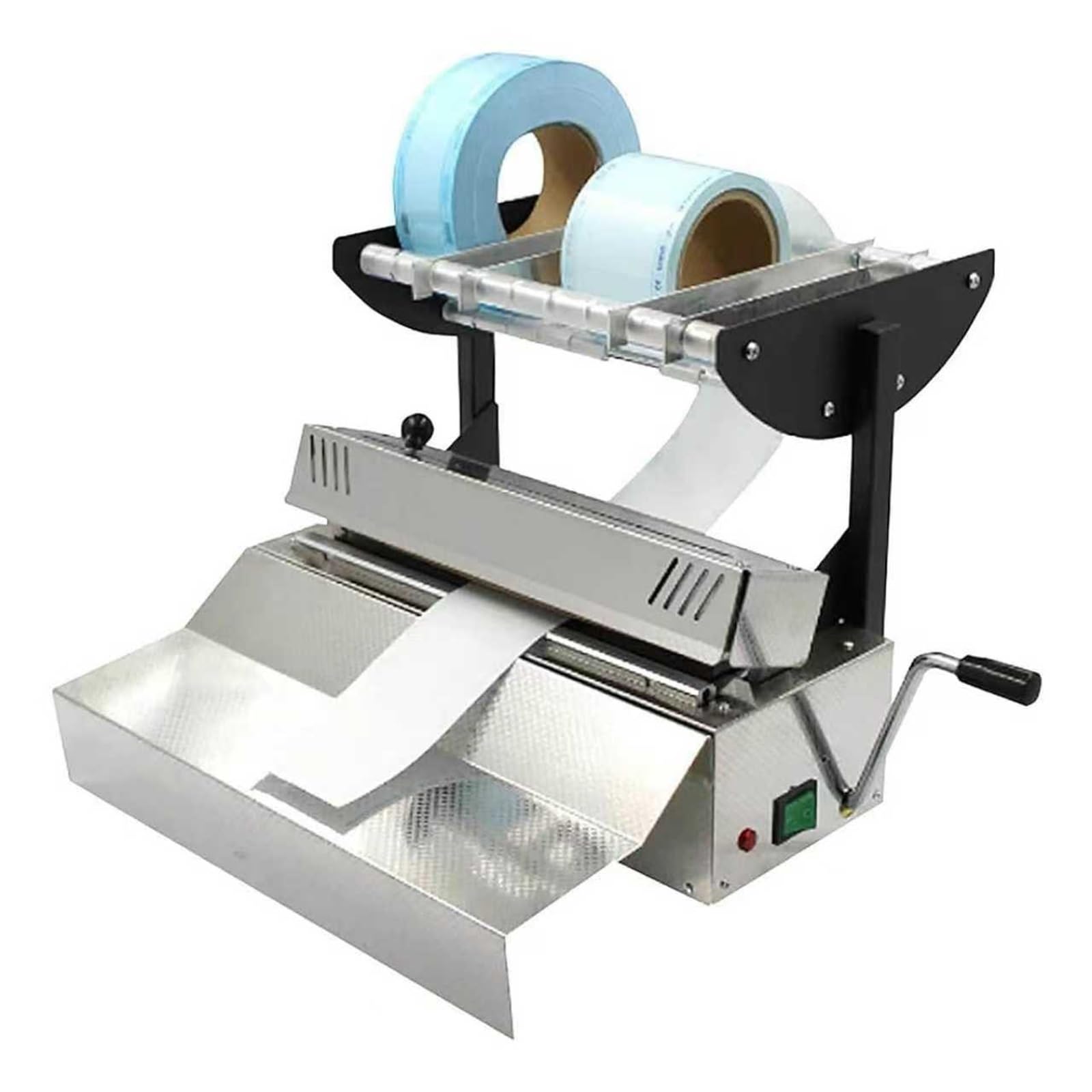 GYKOZY Bag Sealing Machine, 6-Level Temperature, 250mm Seal Width, 10mm Indent, For Clinic Hospital Lab