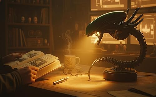 Miniatura 3 de Lámpara de escritorio Xenomorph Alien, lámpara decorativa para dormitorio y hogar, lámpara coleccionable Alien, lámpara decorativa para el hogar,