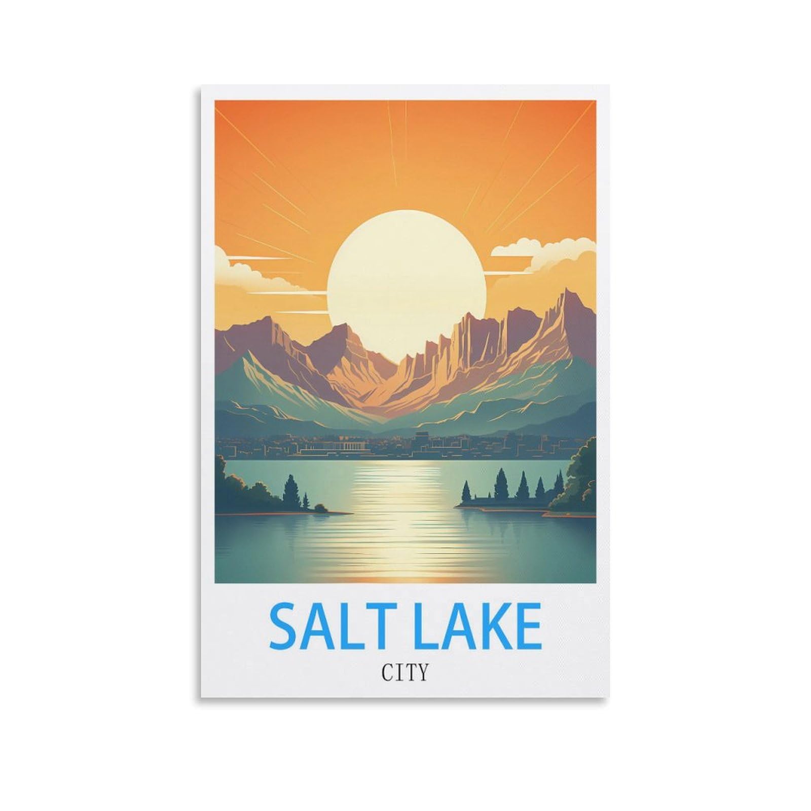 Metal Tin Sign Plaque Poster Salt Lake Citys Funny Bar Tin Signs Warning Metal Signs Vintage Man Cave Wall Decor 30x40cm