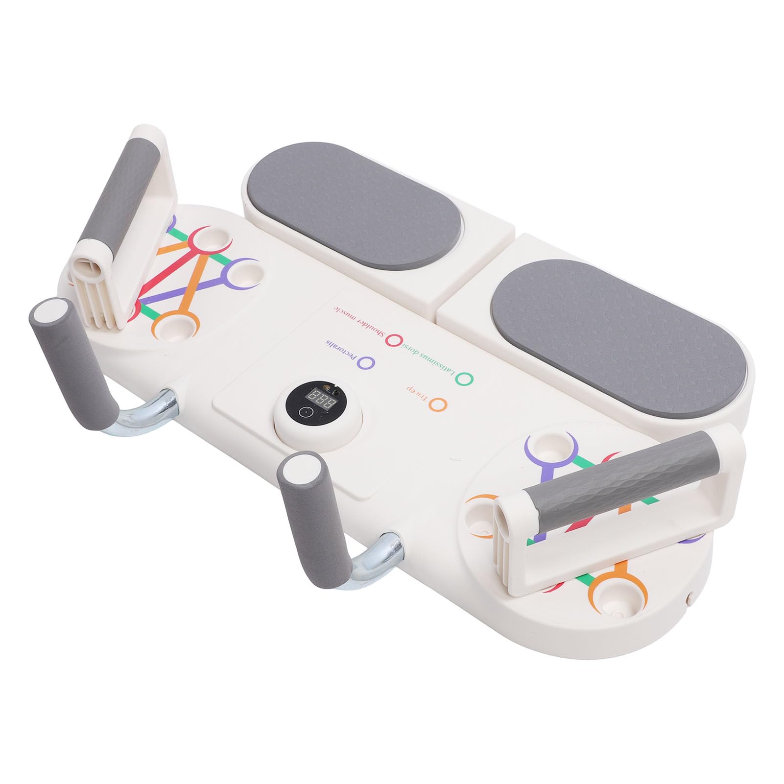 Conseil de Fitness Multifonctionnel Entraînement Musculaire Efficace Board d'exercice Multifonctionnel Économie d'espace Compact (WHITE)