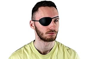 Premium Black Leather Eye Patch for Men And Women